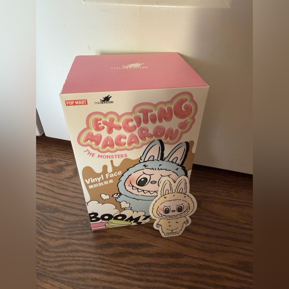 100% Authentic Sealed Box POPMART: LABUBU: Exciting Macarons - Soy Milk